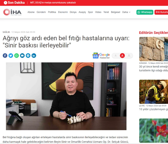 Op. Dr. Selçuk Gözcü - Beyin ve Sinir Hastalıkları Cerrahisi Uzmanı