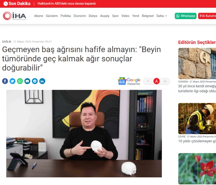 Op. Dr. Selçuk Gözcü - Beyin ve Sinir Hastalıkları Cerrahisi Uzmanı